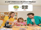Button Maker Machine, 58 mm, Pin Maker Machine with 500pcs Button Parts, Circle Cutter, Hex Wrenches V952-BJSKXZJ58MMSUVL9F001V0