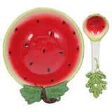 Ceramic Watermelon Bowl and Plate 15.00X12.10X6.50CM V1192-AZ-W-21129