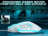 SOLAKAKA SM809 Pro Triple-Mode Wireless Gaming Mousewhite V1300-SM809-WHITE