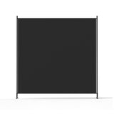 Artiss Room Divider Screen 175x180cm Fabric Black RD-D-PLY-175-BK