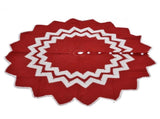 Christmas Tree Skirt Acrylic Fiber Knitting Floor Mat Cover Pad Xmas Party Home Decoration Props V1294-YM0523-3115210223511