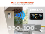Weather Station Indoor Outdoor, Large Color Display, Wireless Digital Home Weather Station, with V952-SNQXZWX75VAAAAQ08V3