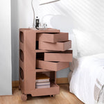 ArtissIn Storage Trolley Bedside Table 5 Tier Cart Boby Replica Pink AI-PP-TROLLEY-L-PK