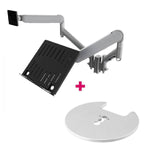 Atdec AWMS-2-ND13 Notebook-Monitor Combo Mount + 135mm Post / 9kg 13AWMS-2-ND13-G-S