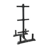 Heavy Duty Tree Rack PLUS Coloured Bumper Plates 150kg Set V1012-CFTREECLR150