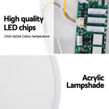 Leier Ceiling Light LED Round 46W Ultra-THIN 5CM Oyster Lamp Modern Cool/Warm CPL-C36W-R-BK