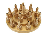 Fountain Nozzle Brass G2 Inch DN50 3 Tier Adjustable Column Water Fountain Nozzle Sprinkler Spray V1294-YM0901-3111240129511