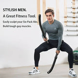 2PCS Wireless Battle Rope Fitness Stick, Strong Spring Resistance, Full Body Muscle Sculpting, V1232-WSZDS-ZW-001