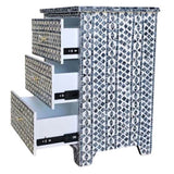 SANTA FE SIDE SHELL INLAY SIDE TABLE V742-78486