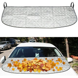 Car Front Windshield Cover Shade, 66.9"17.7" Windshield Snow Cover for Fallen Leaf Dust and Snow, V1188-CYX-J02-1883