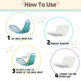 Dog Wrap Resuable Male S + 10X Diaper Booster Pads Disposable S V274-PET-MALEWPPAD-S