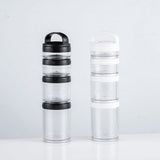 3X Stackable Snack Containers for Kids and Adult, 4 Stackable Snack Cups for School and Travel V1366-AZ2-W-14494