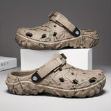 Croc-Style Clogs Anti-Slip Shoes Breathable Clogs Lightweight Footwear Fashion - White - Size V1106-M-SHOE-47641-WHIT-7AU7EU40