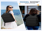 Travel Backpack 42 x 30 x 20 cm, Black, Cabin Bag with Dry and Wet Sorting V1188-MS-325-0353