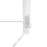 Acrylic Corner Shower Caddy 2 Tier Floor Standing Hollowed Corner Shelf Organizer for Bathroom V1294-YM0901-3112250005311