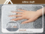 Bathroom Rugs,Ultra Soft Absorbent Bath Mat,Beige Non-Slip TPR Backing Stays in Place, Machine V1107-113-28253-GRY4