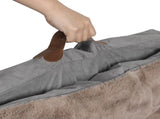 PaWz Dog Calming Bed Pet Cat Removable L Khaki Large PT1058-L-KH