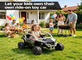 Rigo Kids Electric Ride On Car Black Pink Ride-On Toy with Remote Control RCAR-RANGEROVER-BKXPK
