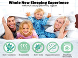 Bamboo Pillowtop Mattress Topper Luxury Bedding Mat Pad Protector CoverDouble 137 x 190 cm V201-W12782546