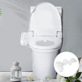 3/8 Thread Bidet Attachment Hot and Cold Water Double Nozzle Toilet Bidet Sprayer Standard V1294-YM0901-3112200091111