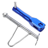 Adjustable Motorcycle Kickstand with Extendable Side Stand and Nonslip Support Parking V1369-AZ3-W-13149