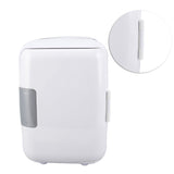 Car Fridge 4 Liters Durable ABS Storage Detachable Partition Portable Mini Fridge for Food V1294-YM0716-3113220131313