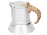 150ml Coffee Maker Moka Pot Stainless Steel Coffee Pot Induction Cooker Use Home Supplies V1294-YM0718-3118200269611