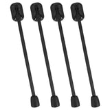 4-Pack Heavy Duty Black Metal Folding Table Leg Brackets for Home, Office, and Table Support V1369-AZ3-W-18626