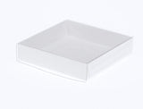 100 Pack of 10cm Square Invitation Coaster Favor Function product Presentation Cookie Biscuit V382-100INVBOXWH10X10X2