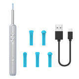 Smart Visual Ear Cleaner with HD WiFi Camera - Gentle Silicone Tips, USB-C Rechargeable Otoscope for V888-ELOSUNG35634