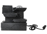 Tabletop Rockery Water Fountain Ornament for Indoor Feng Shui Home Office Table Decoration V1294-YM0901-3111200208811