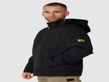 Caterpillar Mens Waterproof Zip Jacket w Hood Chinook CAT Winter Ski in Black - 3XL V563-1310017-016_BLK-3XL