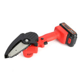 4in Electric Chain Saw Small Rechargeable Handheld Chainsaw for Garden V1294-YM0901-3111210226911