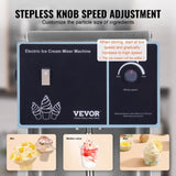 VEVOR Ice Cream Blender, 400W High-Speed Ice Cream Maker Mixer Stir Machine 4200RPM, Stepless Speed V952-BQLJBJBZL9OZ4PGZ9V3