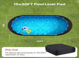 Oval Pool Liner Pad, 15 x 30 ft Pool Liner Pad for Above Ground Swimming Pools, Extra-Thick Pool V952-DSYYCDDOVAL175AMR001V0