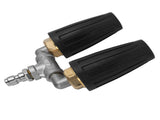 Double Heads Rotating Nozzle 4000psi High Pressure Washer Turbine Nozzle with 1/4 Inch Quick Connect V1294-YM0901-3111250011212