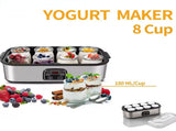 Eight-cup home yogurt maker, homemade with no additives, enjoy healthy deliciousness and freedom. V1232-SNJ-001