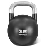 CORTEX 32kg Commercial Steel Kettlebell V2 V420-CXST-KBS2-32