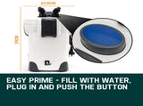 PROTEGE Aquarium External Canister Fish Tank Pump Pond Pressure Filter Garden 1250 L/H V219-AQUEFPPROA2M0