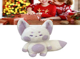 Fox Doll Cute Style Soft Plush Material Stuffed Cartoon Animal Toy for Kids Birthday Present Purple V1294-YM0512-3117220256012