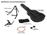 Karrera 38in Pro Cutaway Acoustic Guitar with Carry Bag - Sun Burst CC38-PRO-3TS