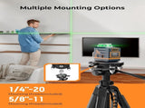 CIGMAN 59-inch Lightweight Adjustable Laser Level Tripod with 3-Way Swivel Pan Head, Bubble Level, V413-CTP-01