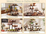 6 Tier Cake Stand Holds 102 Cupcakes Wooden Cupcake Stand Dessert Table Display Set for Party V1366-AZ2-W-18286