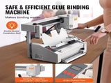 Thermal Machine, 400 Sheets Capacity Hot Glue Machine, Thermal Book Binder 50mm V952-JZJ20500Z126KS8FHV3