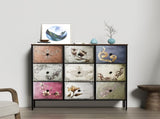 Levede 9 Chest of Drawers Storage Cabinet CH1120-9-BR_NZ