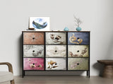 Levede 9 Chest of Drawers Storage Cabinet CH1120-9-BR