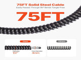 Drain Cleaner 22m x 13mm, Auto Feed Sewer Snake Auger on Wheels, Portable Drain Cleaning V952-ZDJJKLSGDSTJZ6H35002V3