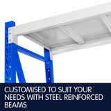 Garage Storage Steel Rack Shelving 2.0m-wide 2000kg LS-500