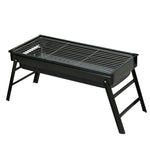 Grillz BBQ Grill Charcoal Smoker Foldable BBQ-SMOKER-DRAWER