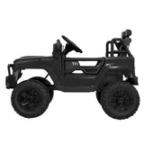 Rigo Kids Electric Ride On Car Jeep Toy Cars Remote 12V Black RCAR-JEP-4WS-BK